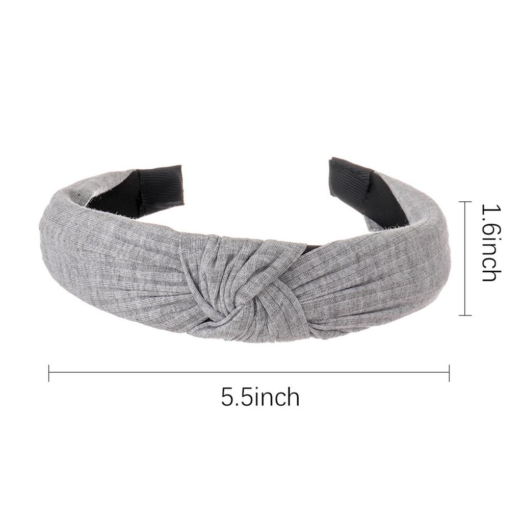 Knotted Headbands For Women Girls Pcs Wide Plain Turban Headband Fashion Cross Knot Hair Bands With Colors