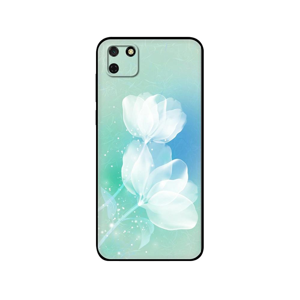 Black Tpu Case For Huawei Y9S Y6S Y8S Y5P Y7P Y8P Case For Huawei Y5 Lite Prime 2018 Y6 2019 Cover Orchid Flowers Colorfu
