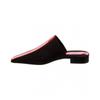 Salvatore Ferragamo Ferragamo Selestina Suede   Leather Mule Black