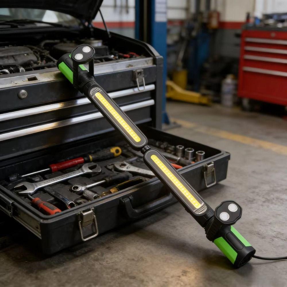 2400LM LED Mechanic LED Work Light Magnetic Base COB Charging Light  Multifunctional Work