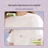 ASK JUNIOR Girl's Short Sleeve T-Shirt with Puff Sleeves and 3D Bow