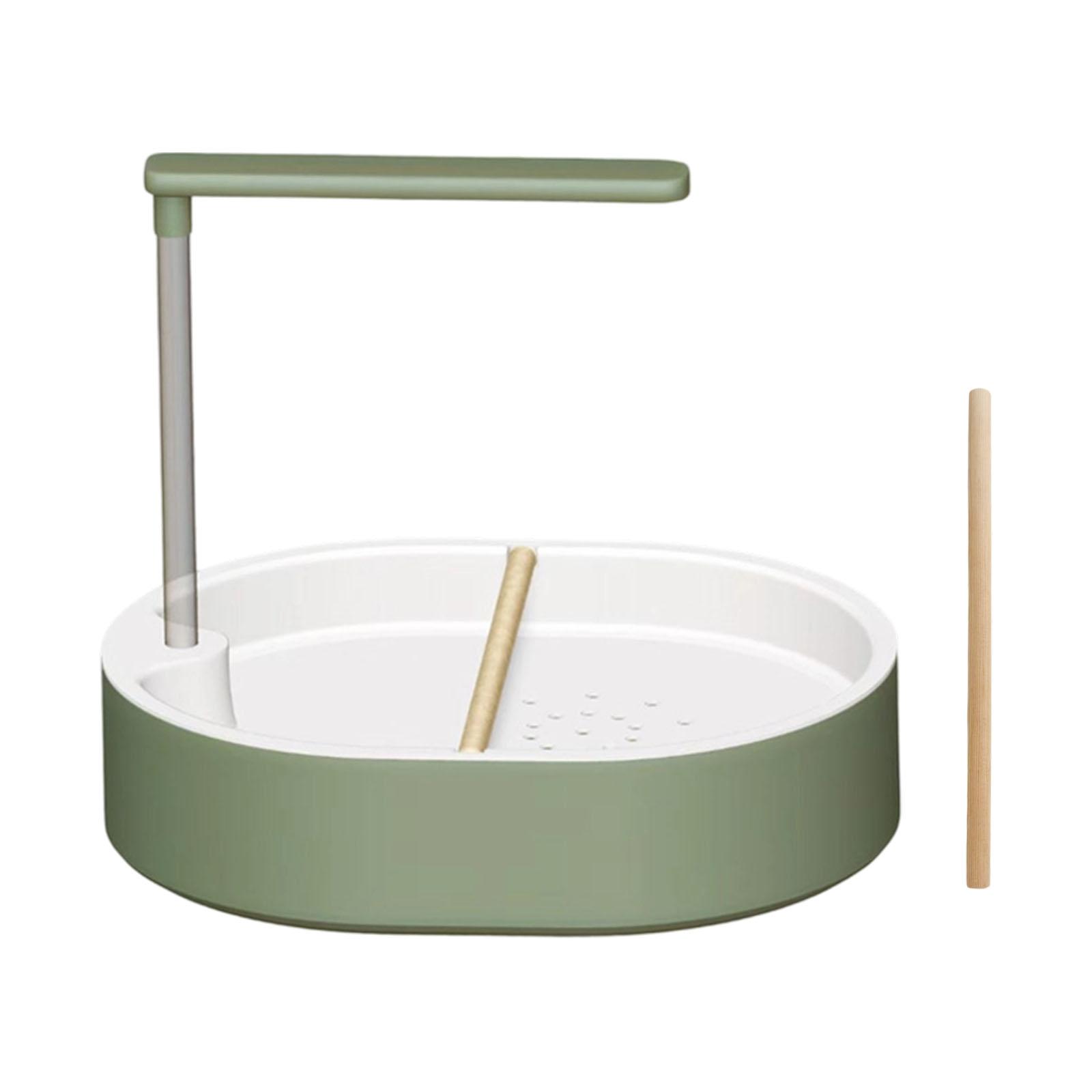 Bird Bath Automatic Parrot Bathtub with Water Sprayer Cage Accessories for Pet Birds Parakeet Cockatiel