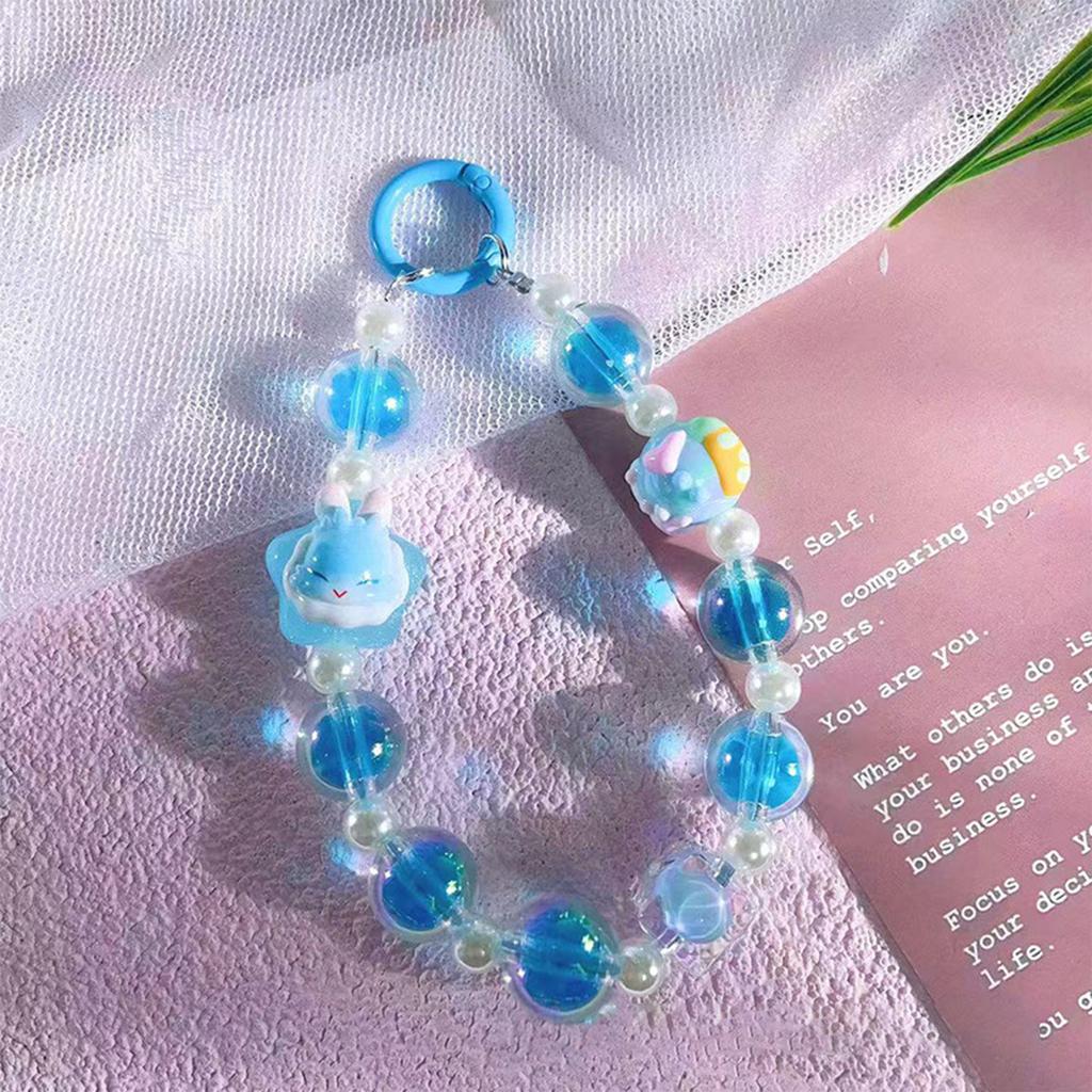 Niedlicher Kawaii Mini-Schlüsselanhänger mit Schleife, Cartoon-Design, bunt, für Telefon, Anti-Verlust, Lanyard, Rucksack, Anhänger, Dekoration, Geschenke