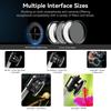 Portable Phone Macro Lens Ring Light Phone Lens Fill Light 3200K 4400K 5600K Color Temperature 5 Levels Brightness CRI