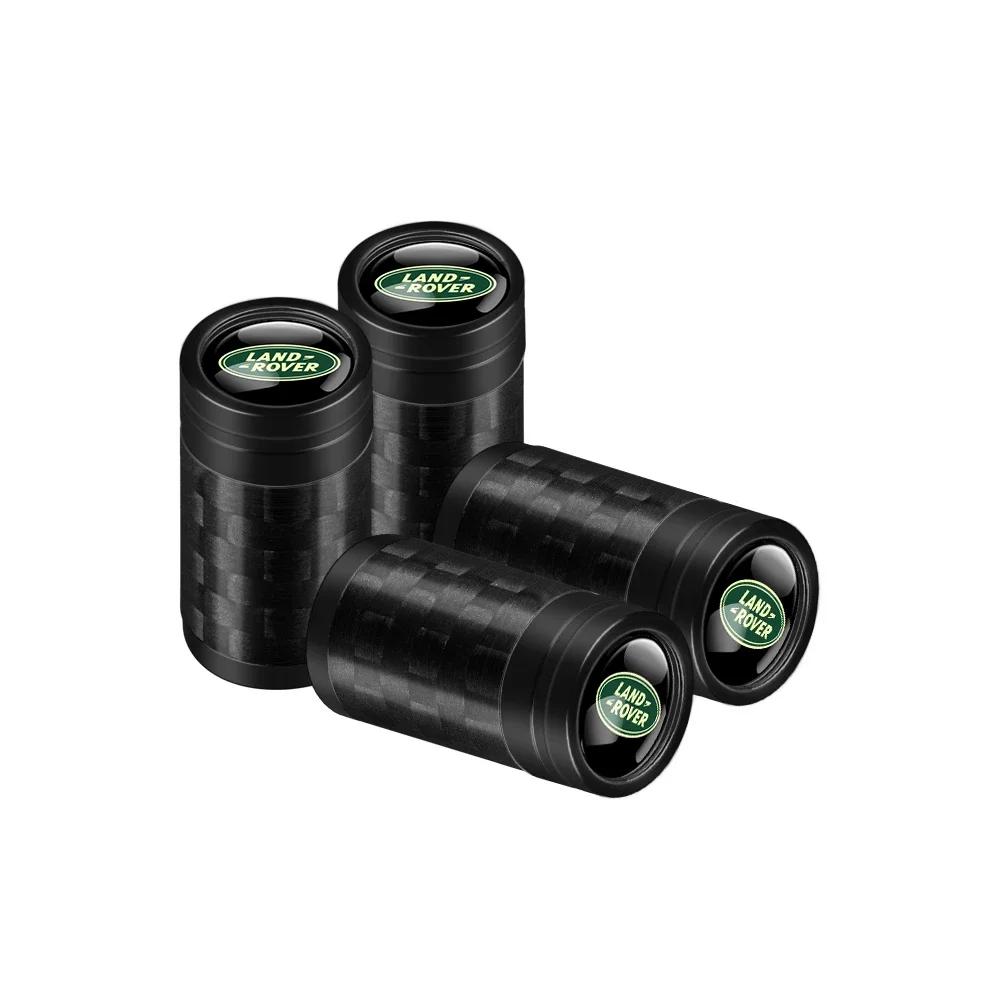 4Pcs Car Valve Caps Wheel Tires Air Tyre Stem Protective Covers For Land Rover Range Rover L322 Sport Freelander L320 Discovery FG7