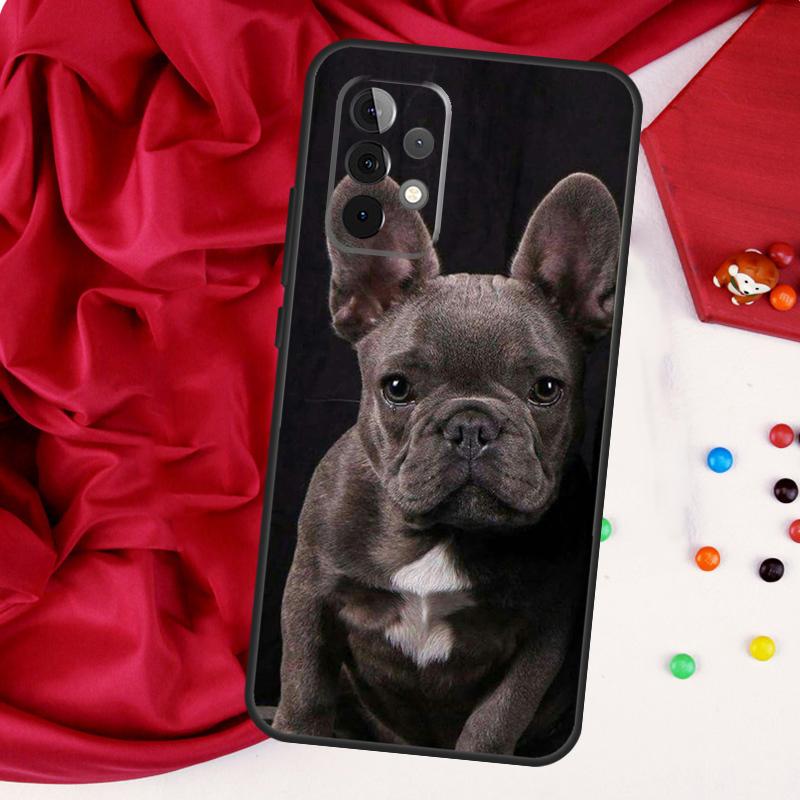 French Bulldog For Samsung Galaxy A26 A05 A06 A16 A54 A34 A14 A22 A32 A52 A55 A35 A15 A53 A13 A56 A36 Case