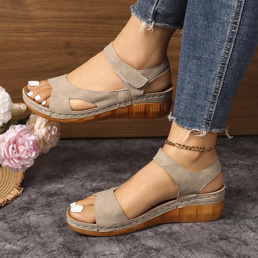 Women Sandals  Summer Beach Sandals Women Heels Sandalias Casual Wedges Footwear Summer Shoes Soft Heeled Sandals Woman