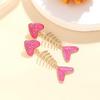 Pinkdudu Vintage Exaggerated Fish Bone Zinc Alloy Earrings Drip Oil Drop Earrings Women Jewelry PD2390