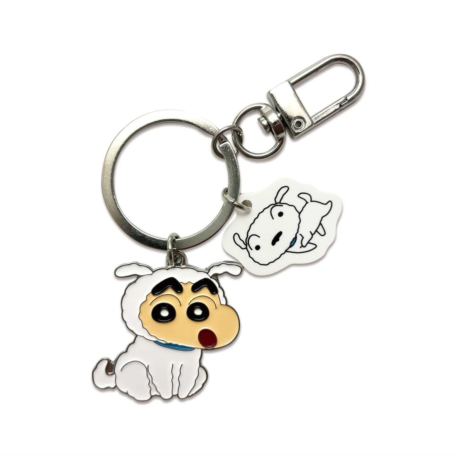

Toshin Pack Crayon Shin-chan Key Ring with Parts (Shiro Shin-chan) KS-KR055