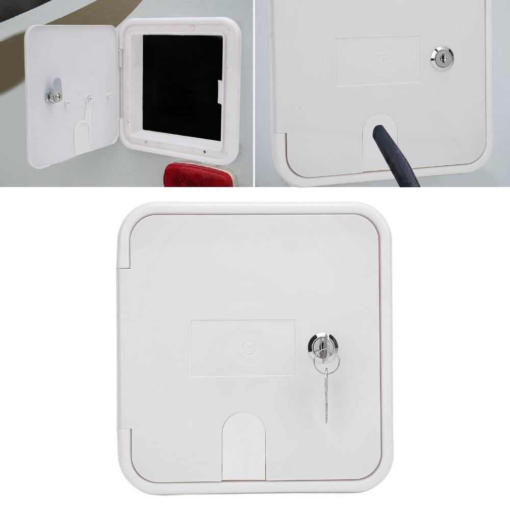 ABS RV Cable Hatch Door with 2 Keys RV Cable Compartment Door  RV Trailer