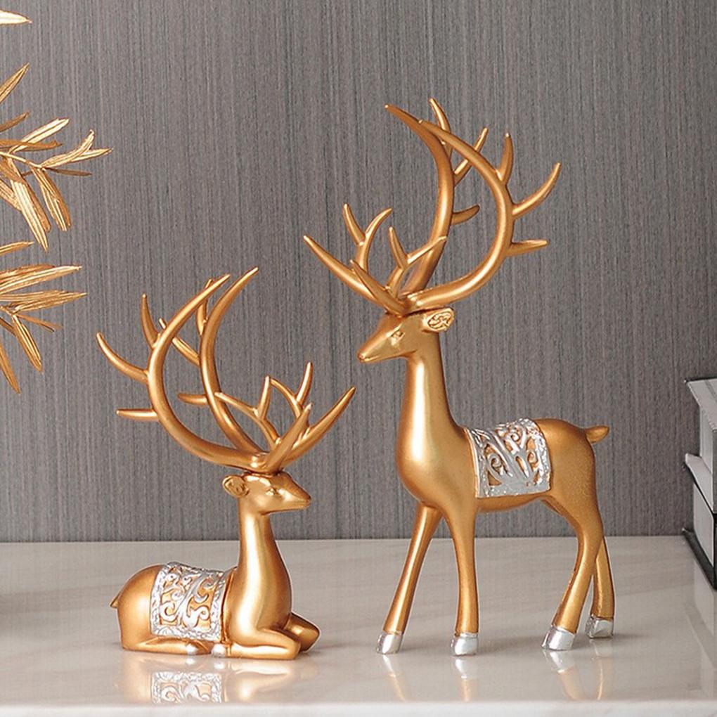 Luxusní bytové dekorace Přidejte domovu kouzlo Dekorace místnosti se sobem Dekorace domu se sobem