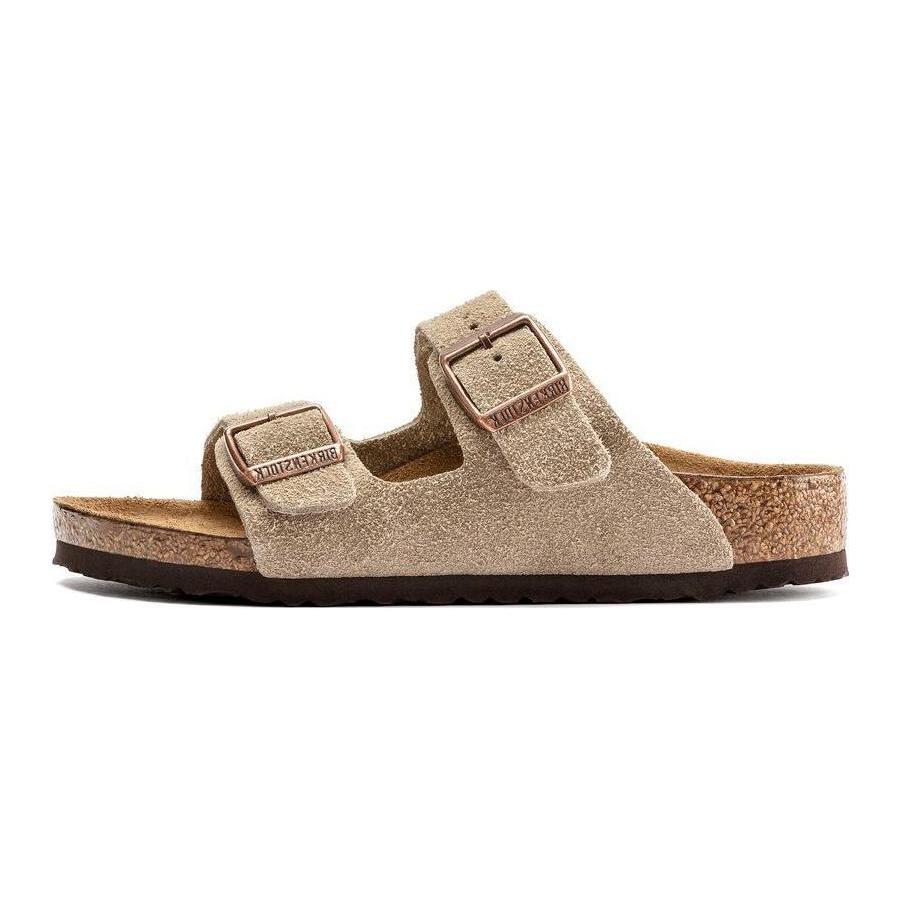 Birkenstock Slip Resistant Slip Resistant Kids Slippers Taupe Narrow Kids 1021704 26