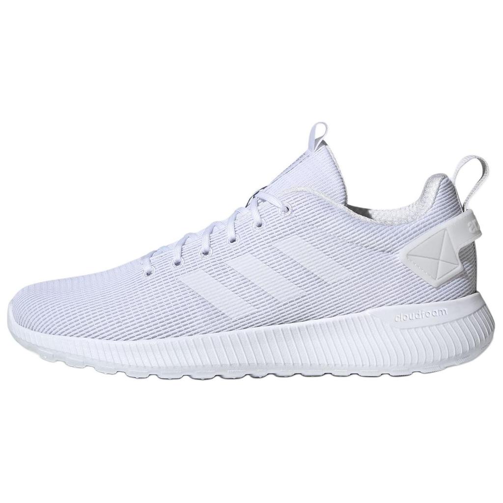 Adidas Cloudfoam Lite Racer Comfortable Non-Slip Wear-Resistant Low-Top Casual Shoes Unisex Casual Shoes White FW9707