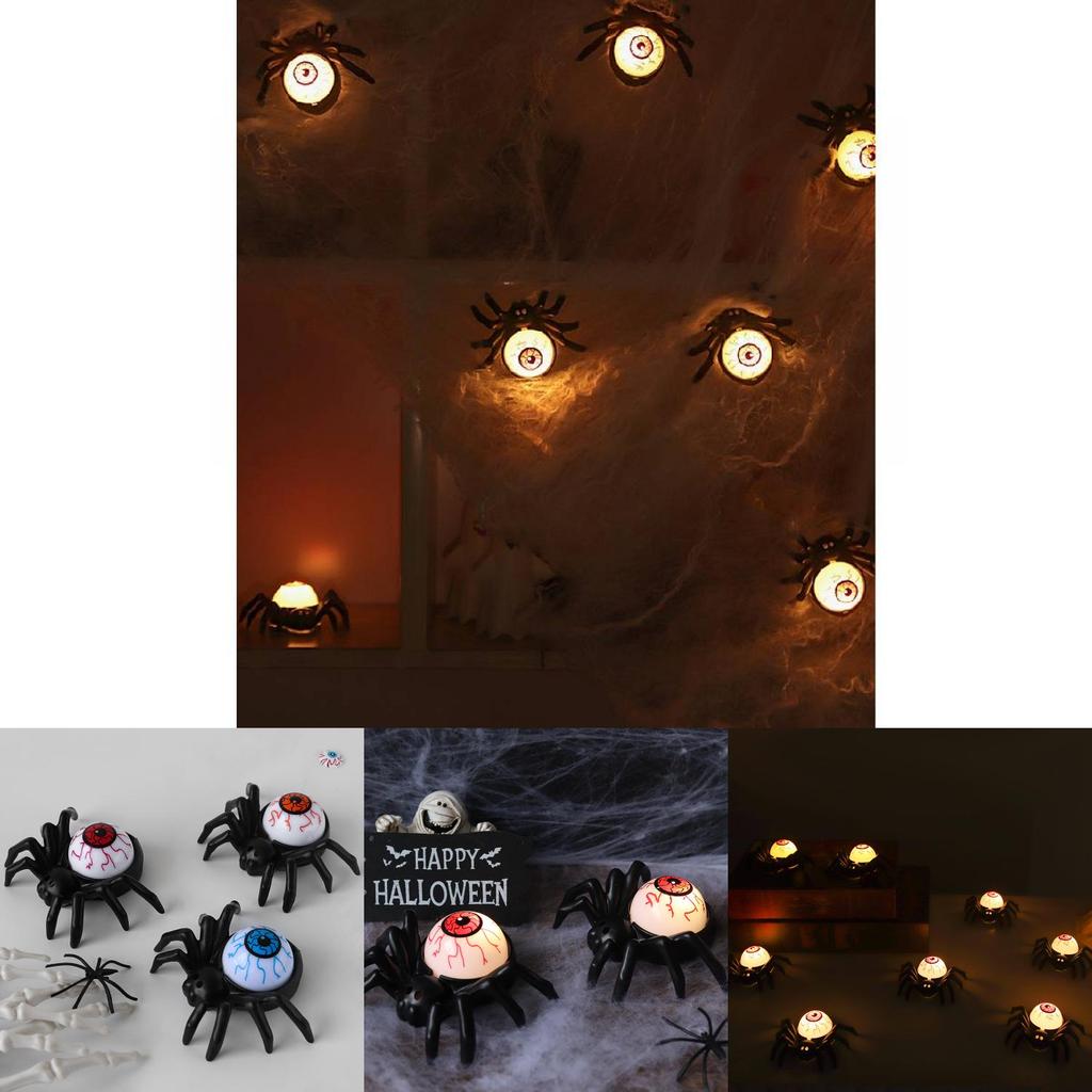 Halloween Eyeball Light European Style Spider Led Candle Party Decoration