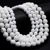 4/6/8/10/12mm Natural Black Lava Volcanic Stone Beads Loose Spacer Round Beads For Jewelry Making DIY Bracelet Necklace Gifts
