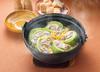 Ishigaki Irori Pot, Black, 21cm, with Wooden Lid, Gas and IH Compatible, Cast Iron, 4010