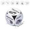 1pc Food Decision Dice Anniversary Date Night for Couple Stainless Steel Food Determine Dice Set Men Women Birthday Wedding Gift