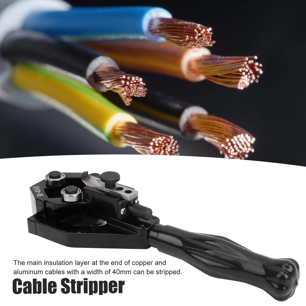 BX-40A/B Wire Stripper Multifunctional Cable Cutter Ergonomic Wire Stripping Plier Hand Tools Wire Stripping Plier Wire Stripper