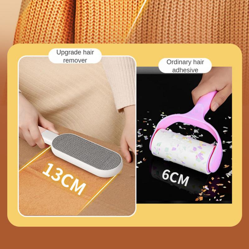 1~10PCS 4-in-1 Hair Remover Lint Rollers Brushes Clothes Hairball Remover Brush Dust Sticky Cleaner Fur Zapper Clean Pet Hair