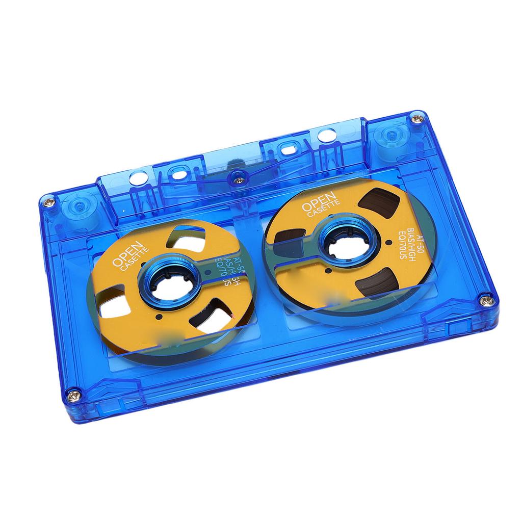 Reel to Reel Cassette Tape Double Sided Sound Cassette Tape with 50 Minutes Recording Time Normal Bias for Music