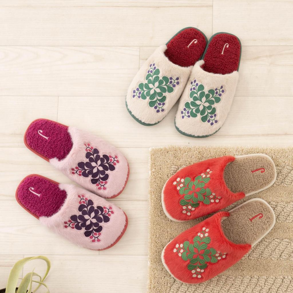 Hokomomola Pionono Senko 49048 Slippers, Sizes Approx. 22-24cm, Beige, Washable, Stylish, Cute,