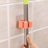 Traceless Wall-Mounted Mop and Broom Holder - Punch-Free Hanging Hook for Bathroom Storage