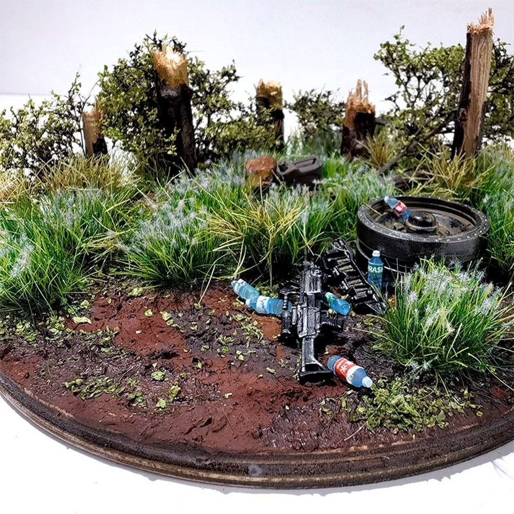 DIY Miniature Grass Bushes Accessories Long Leaves Grass Cluster Creative Artificial Grass Tufts