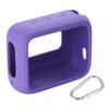 Shockproof Silicone Case for JBL GO 4 Portable Bluetooth Speaker with Carabiner for Travel and Protection