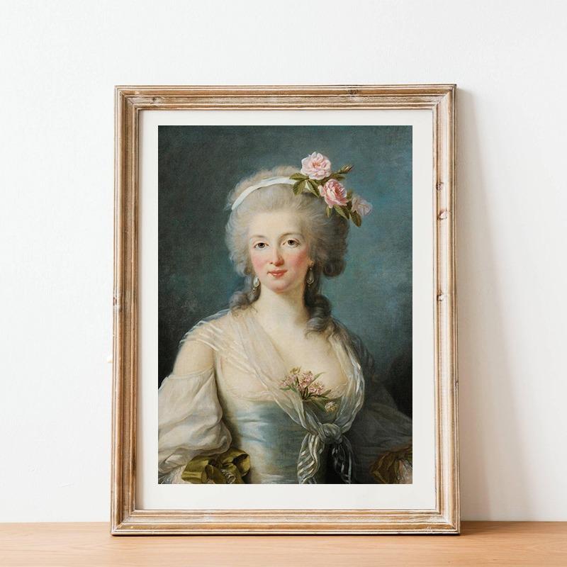 Vintage Historical Aristocratic Figure Portrait Posters and Prints Canvas Printing Wall Art Picture for Living Room Home Decor