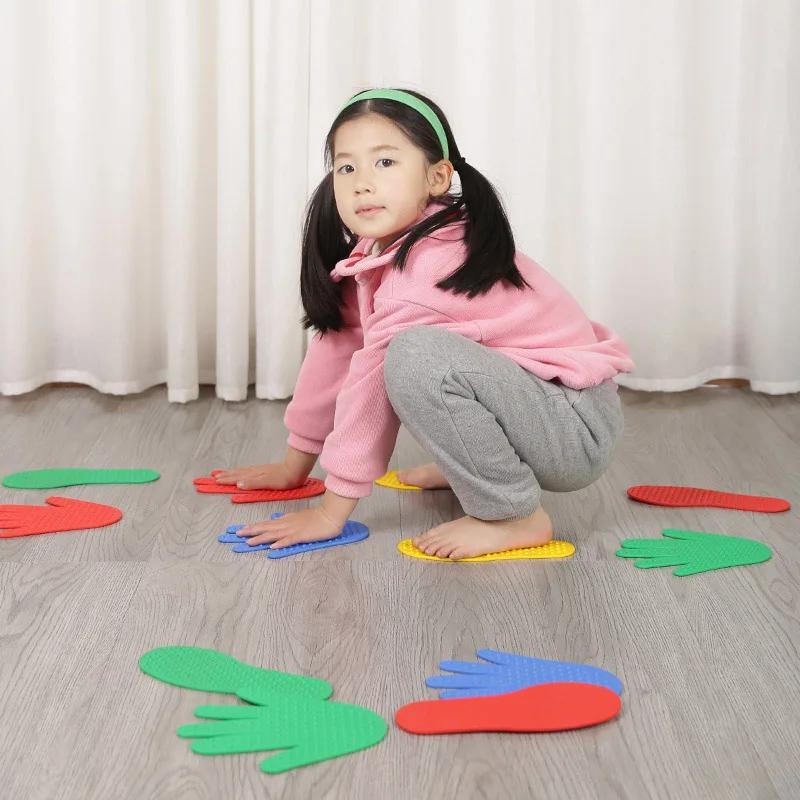 8pcs Kid Hand Feet Sensory Play Toys For Children indoor outdoor Toy Games Sports Entertainment Enfant Child Toys for Girl Boy