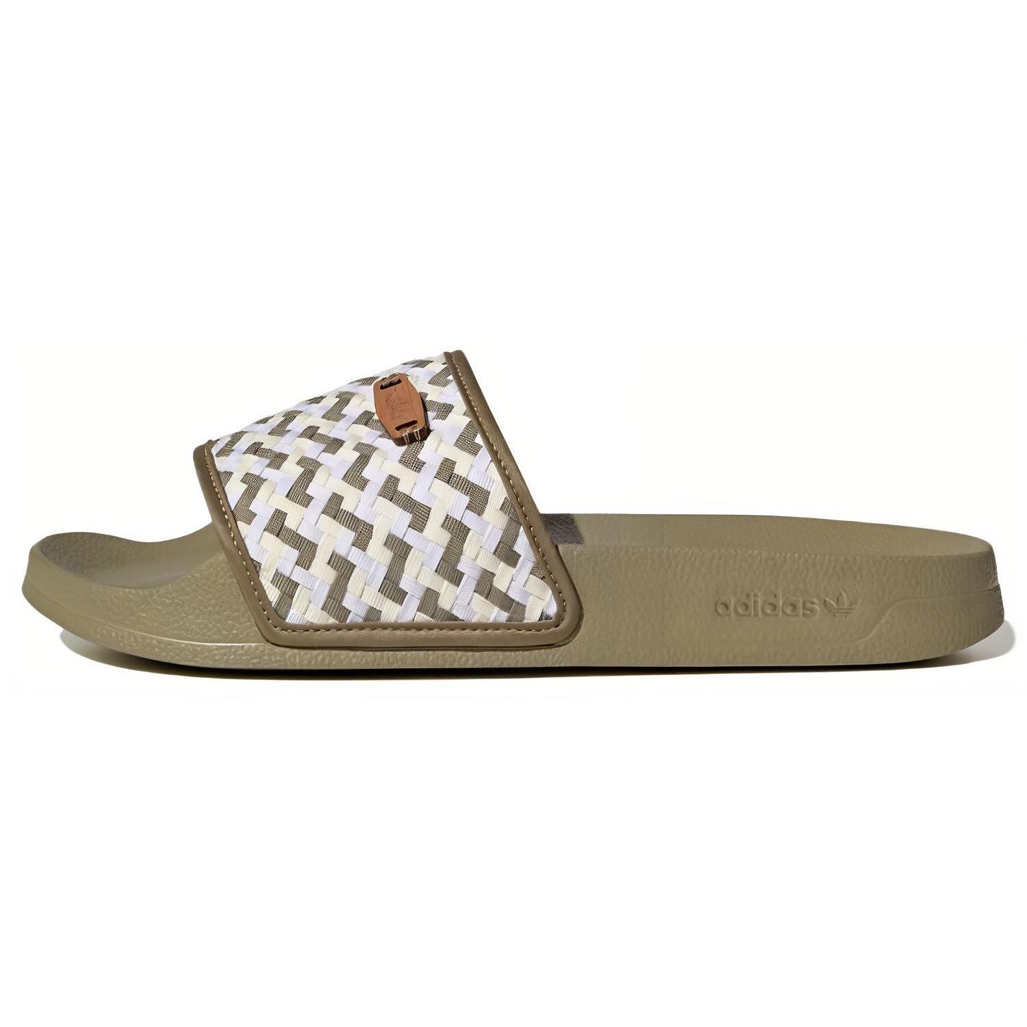 (WMNS) adidas Originals Adilette Lite Slides Olive Strata White Women s FZ5592 EU 42