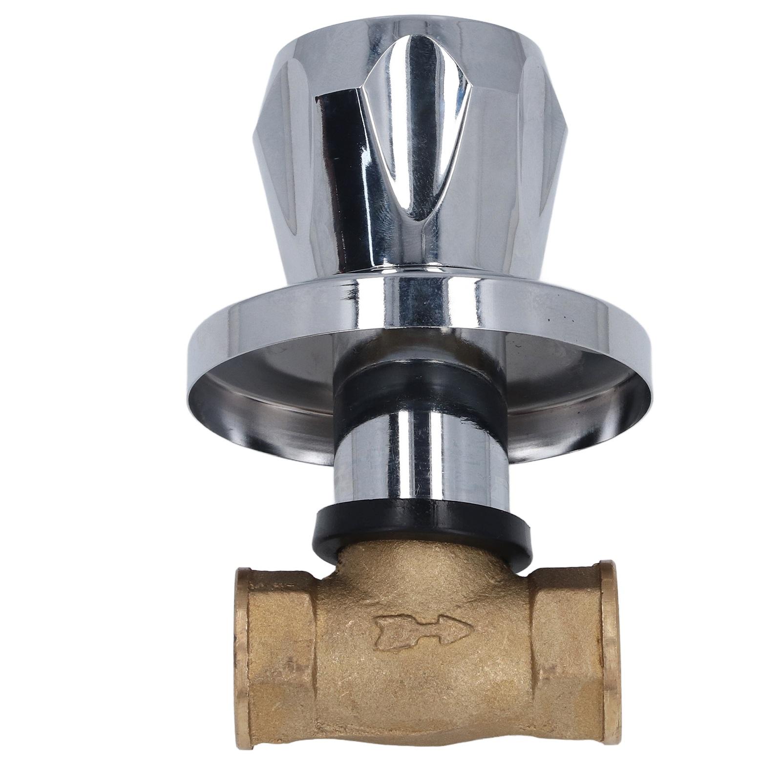 

DN15 1/2 Дюйма Внутрішня Різьба NPT Прихований Латунний Водяний Клапан Клапан Регулювання Потоку для Побутової Води