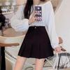 2024 Summer Women's High-Waisted Pleated Mini Skirt - Versatile, Fashionable, and Slimming Design