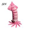 Articulated Squid Models 3D Printed Toy, Movable Joints Figurine, Figurine Simulated Sea Animal Fidget Toy for Desktop Decoration Realistic Life