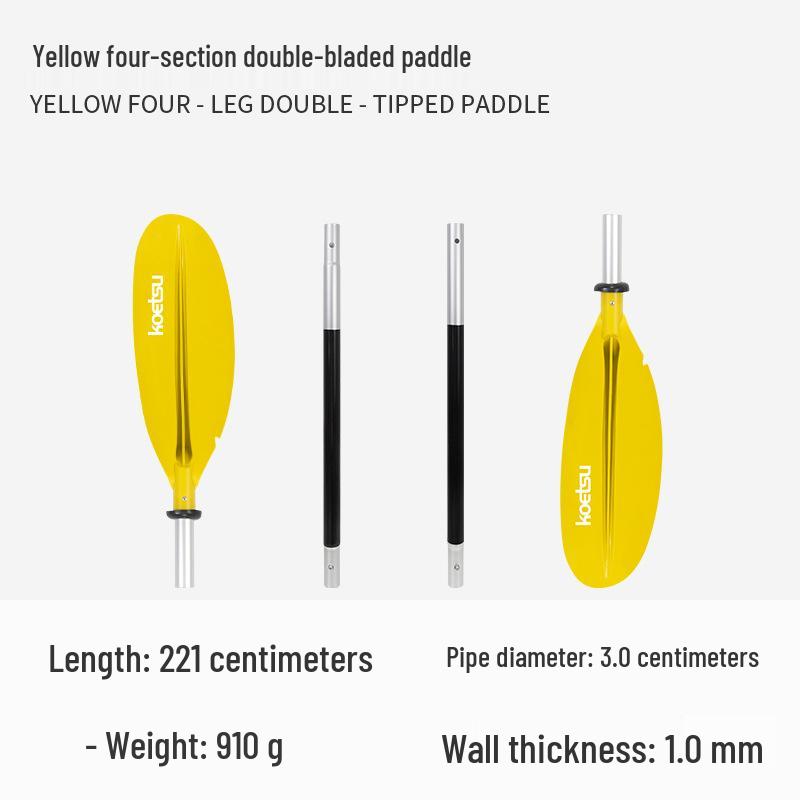 KOETSU Surf Paddleboard Dual-Use Aluminum Paddle: Single/Double Head Kayak & Paddleboard Paddle
