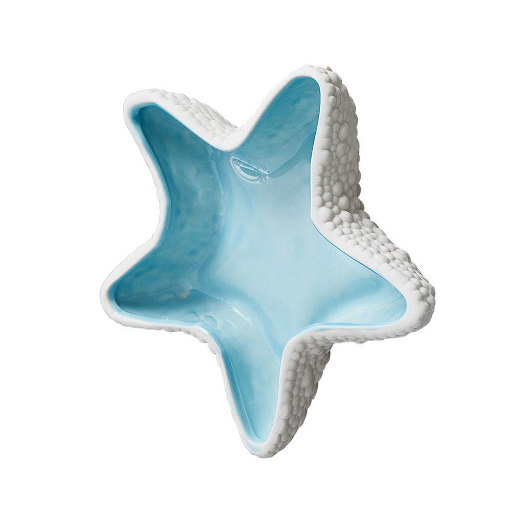Coastal Deck Jewelry Storage Dish Earthenware Workmanship Dense 14cm Planner With Gift Ready Packaging