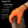 Wasserdichte und Abriebfeste PVC-beschichtete Gummihandschuhe