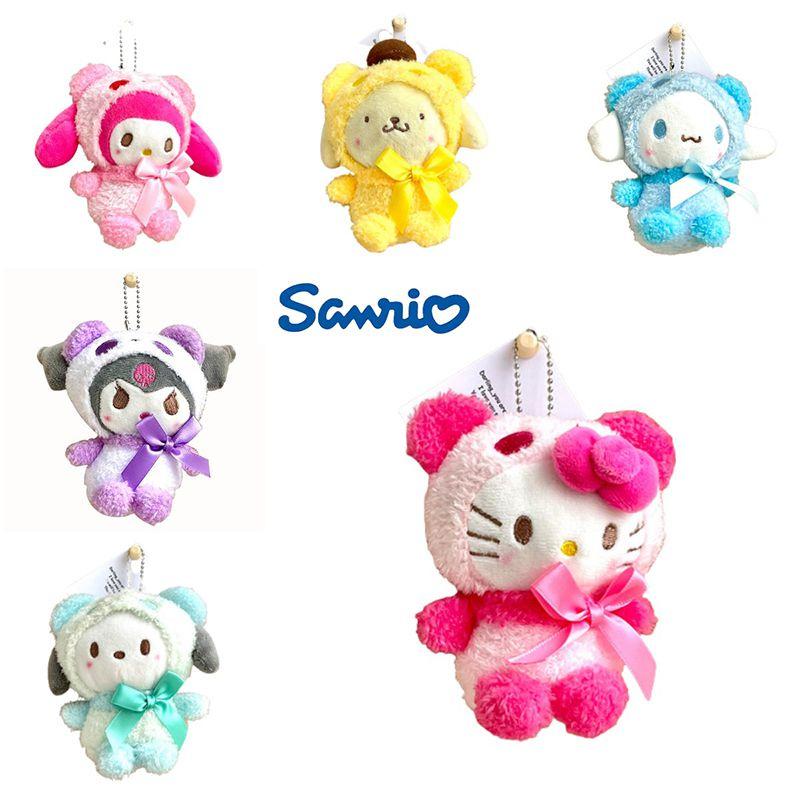 Adorable Llavero Colgante de Peluche de Sanrio Kuromi Muñeco Relleno Para Regalos de Niños