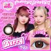 Issho Tomoko Produce Motekon Lenti a Contatto Colorate Monouso 1 giorno 10 lenti per confezione DIA 15mm Diametro 14.8mm Senza Prescrizione Berry 0.00