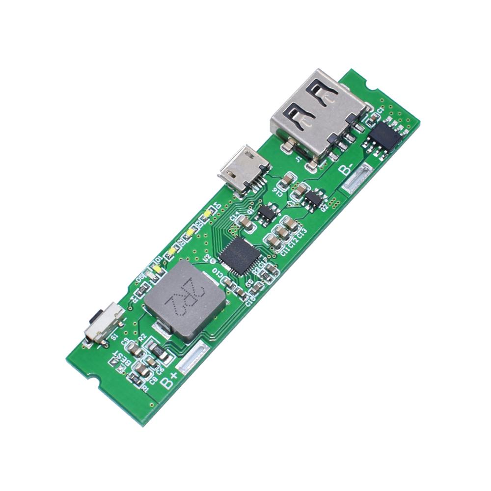 LIZAO Dual USB 5V PD Power Bank DIY Kit with LED LCD Display 18650 Battery Charger PCB Mobile Power Module for Phone Accessories