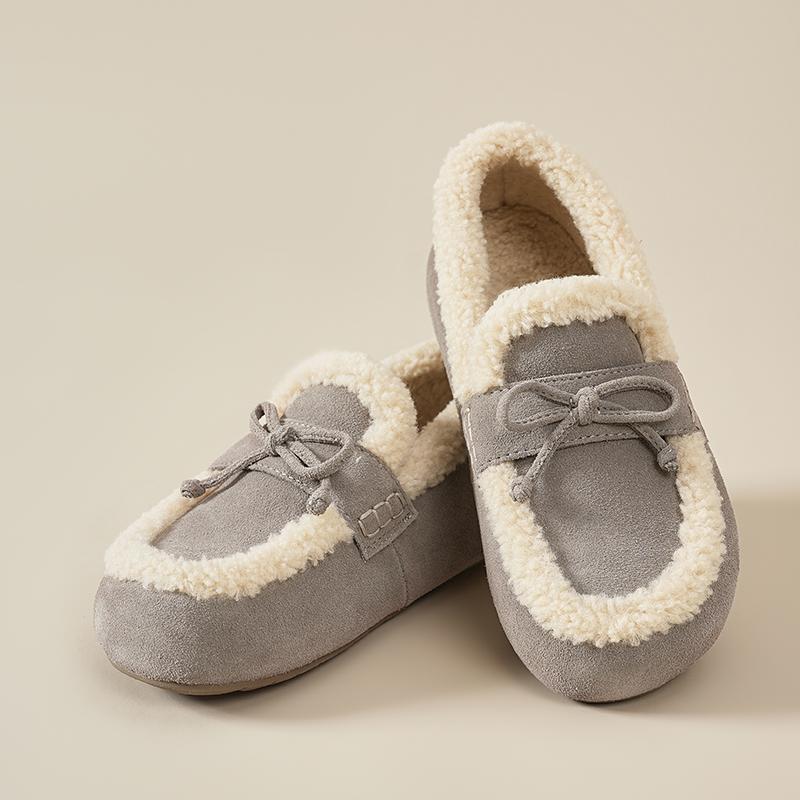 

Super good-looking winter shoes, new velvet shoes in winter, women s leather soft soles, not tired feet, cotton shoes 40