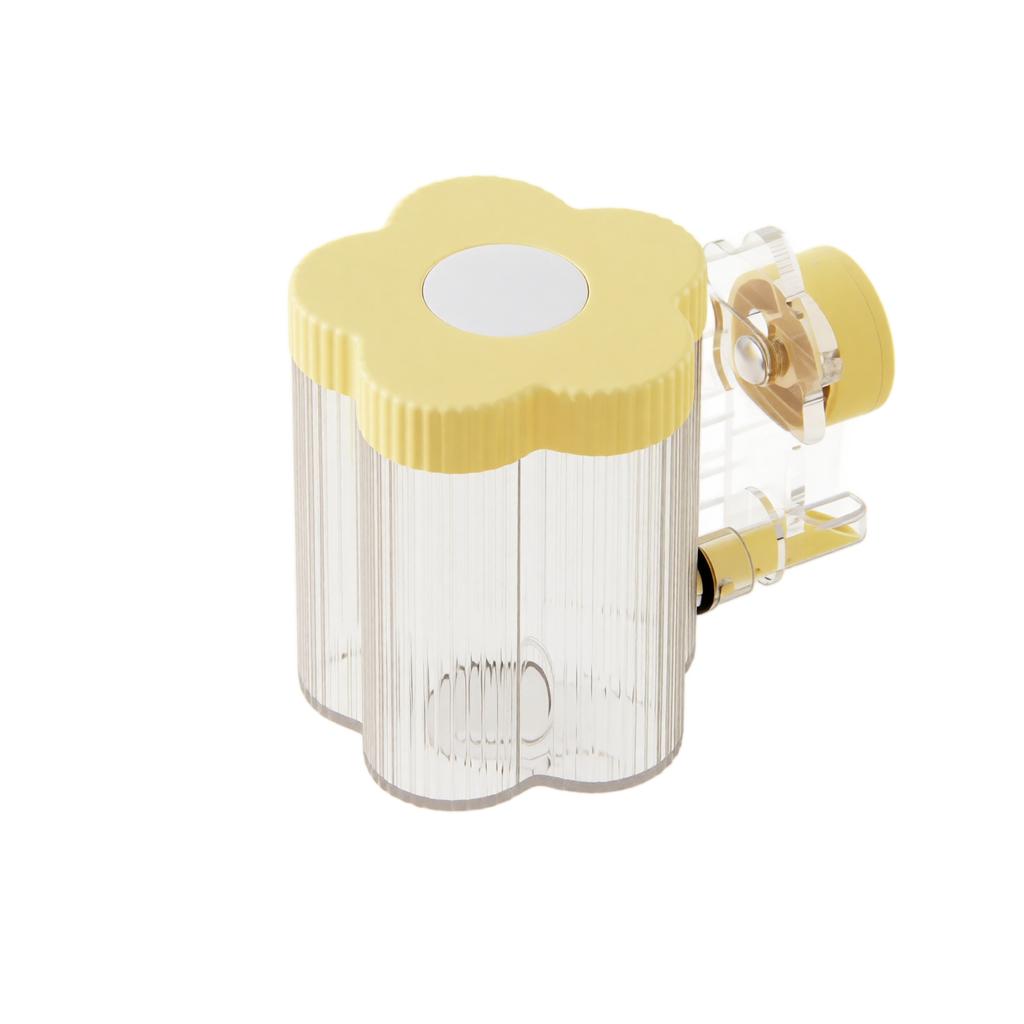 Automatic Bird Water Feeder Flower Shape Magnetic Water Dispenser with Drinking Pin for Parrots Small Birds Cage Accessory