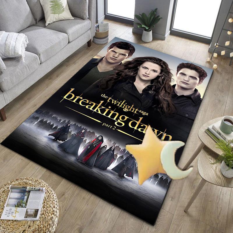 Eclipse Twilight vampire Office Rug Chair Mat, Game Carpet, Suitable for Front Door, Bedroom, Living Room, Desk, Holiday Gift