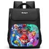 Der Super Mario Galaxy Film Strapazierfähiger Rucksack mit mehreren Fächern für Schulkinder Mit atmungsaktiven Air-Cushion-Trägern