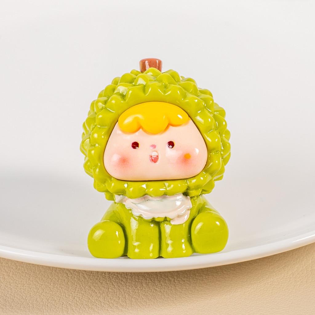 Blind Glowing Fruit Bag Peach Durian Orange Strawberry Apple Decoration Toy