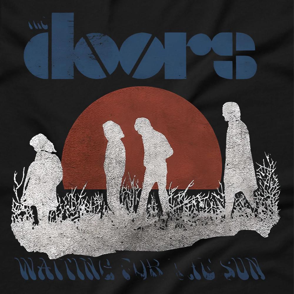 Новая футболка The Doors - Waiting for the Sun Черная Мужская Рубашка C154 Унисекс Футболка M