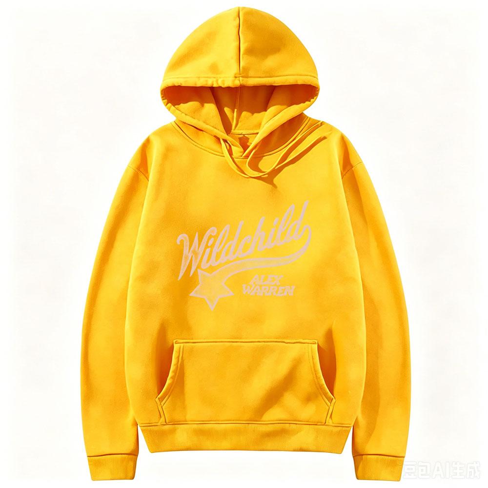 Felpe Wildchild Alex Warren Moda Casual Felpe Stampate Unisex Manica Lunga Felpe Ample Casual Harajuku Streetwear