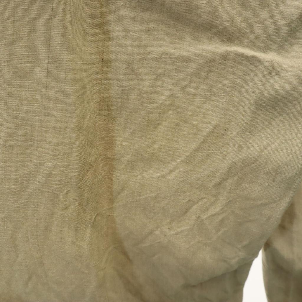 Armani Collezioni Made In Italy Linen Blend Wide Pants 46 Beige Men's Used
