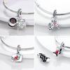 Charms 925 Silver Beads Coffee Bag Car Pendants Fit Original Bracelet Making Jewelry
