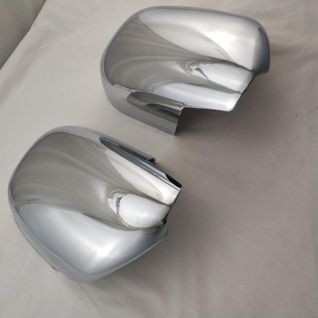 Carbon Fiber Rearview Mirror Cover with Light for 03-09 Prado 2700